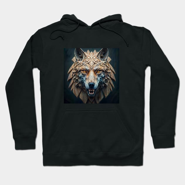 Big bad wolf Hoodie by bogfl